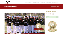 Desktop Screenshot of marineparents.com